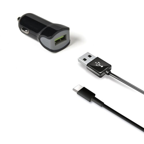 Celly Auto punjač i kabl za punjenje USB C (Crna) Cene