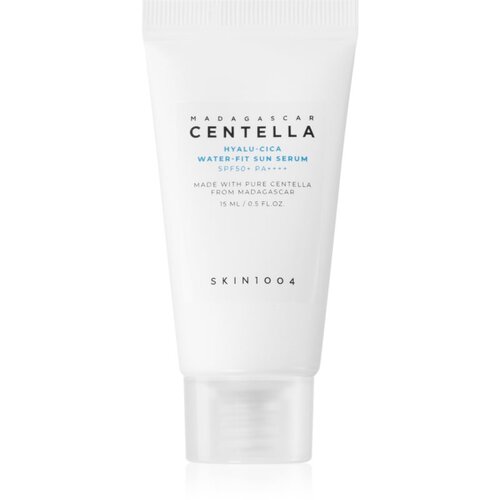 SKIN1004 Hyalu-Cica Water-Fit Sun Serum SPF50+ hidratantni serum za za&amp;scaron;titu od sunca za lice 15 ml za ženske Slike