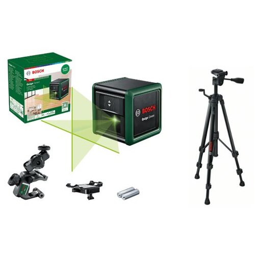 Bosch Quigo Green II laserski križni nivelir - zelena zraka - 0603663C02 + GRATIS majica Cijene