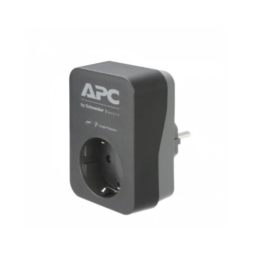 A.P.C. Essential SurgeArrest 1 Outlet Black 230V Germany PME1WB-GR Slike