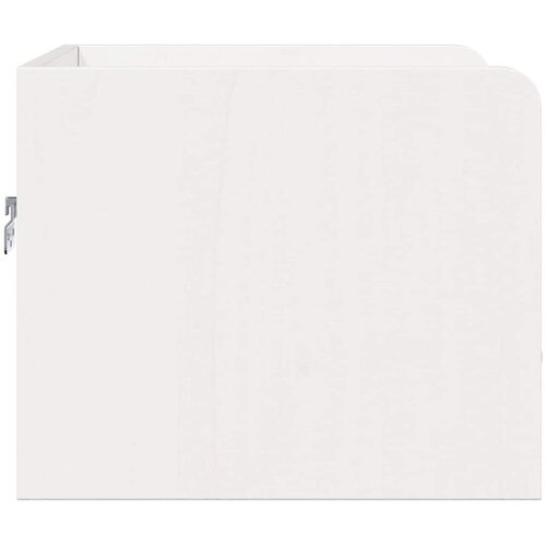  Noćni ormarić 2 pcs Bijelo 38 x 36 x 29,5 cm Masivna borovina Slike
