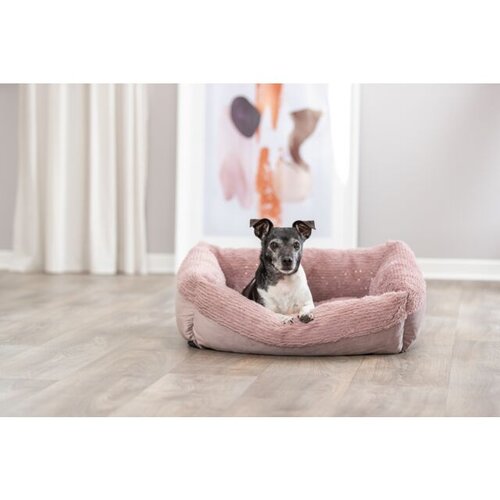 Trixie Xmas Livia kockasti pli&scaron;ani krevet 80x60cm roze Cene
