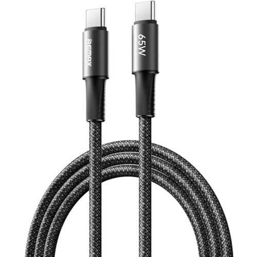 Remax DATA kabl BRAIDED TIP C na TIP C CB25 65W 1.2m, crni Slike