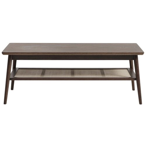 Unique Furniture Rjava mizica z mizno ploščo v hrastovem dekorju 60x120 cm Barrali – Cene