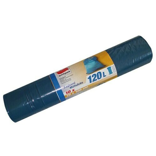 Quickpack Vreće za smeće (Zapremnina: 120 l, 10 Kom., Plave boje) Slike