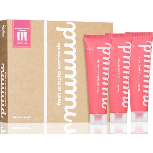 NUUD WholelottaPack kremasti dezodorant naravno 3x40 ml Slike