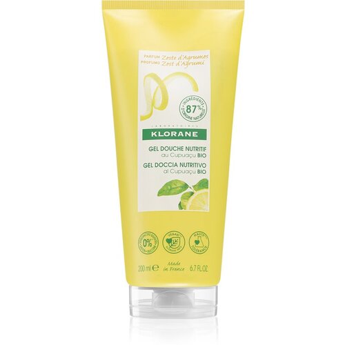 Klorane Cupuaçu Bio Zeste D'Agrumes hranilni gel za prhanje 200 ml Cene
