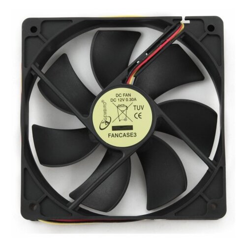 Gembird ventilator 12x12x2,5cm 12v 3p FANCASE3 Cene