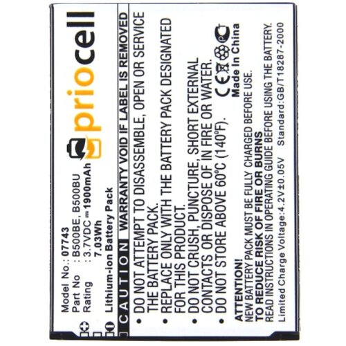 Prio Baterija za Samsung Galaxy S4 Mini, integrirana NFC antena, 1900 mAh Slike