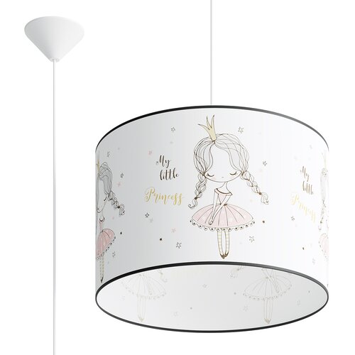 Sollux Lighting Sollux SL.1415 - Dečiji luster na sajli PRINCESS 1xE27/15W/230V prečnik 40 cm Cene