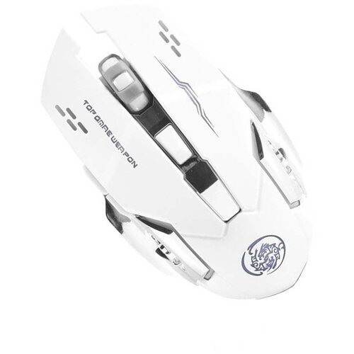 INF Bela 2.4G+Bluetooth Dvojni Način Polnilna Tiha Igralna Mi&scaron;ka, (5000093831) Cene