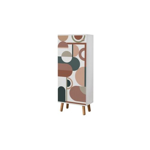 Woody Fashion vegas white - 942 - 1070 whitegreen hallway furniture set Slike