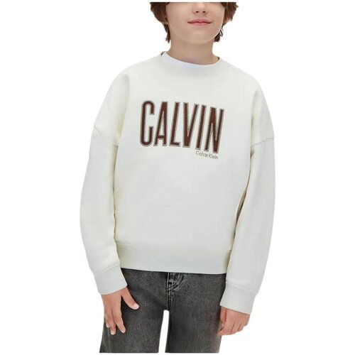 Calvin Klein Jeans Puloverji LVCKFJB31B CKS Bež Slike