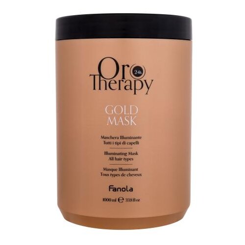 Fanola Oro Therapy 24K Gold Mask maska za nego in mehkej&amp;scaron;e lase 1000 ml za ženske Slike