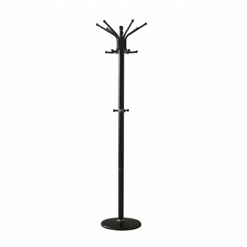  Klasični metalni čiviluk sa kukama 170 cm Crni Slike