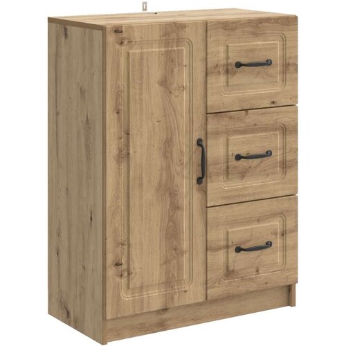 Strani šal Artisan hrast 66 x 34,5 x 87 cm Inženirski les, (5000217486) Cene