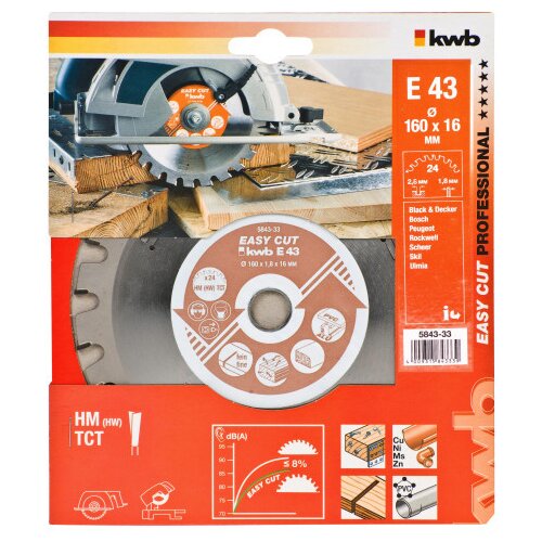 KWB Easy-Cut rezni disk za cirkular 160x16, 24Z, HM, univerzalni Cene