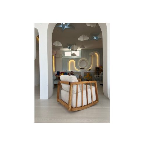 Atelier Del Sofa Fotelja Dječja Bijela Cene