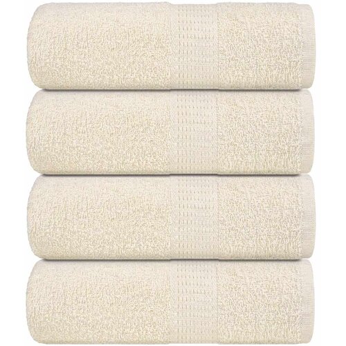 vidaXL Brisače 4 kos krem 30x50 cm 360 gsm 100% bombaž Cene
