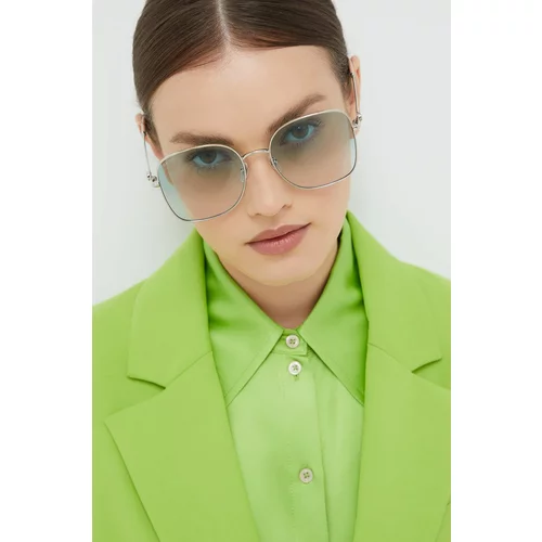 Gucci Sončna očala ženski, srebrna barva