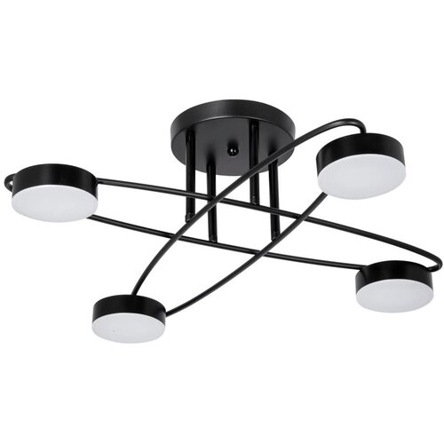  LED plafonski luster 4xLED/7W/230V 3000-6000K prečnik 60 cm crna Cene