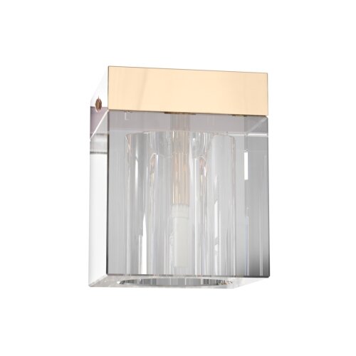 Open Design OR86188 - Spot svetiljka CUBO 1xG9/8W/230V prozirno/ružičasto zlato Slike