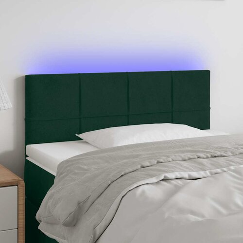  LED uzglavlje tamnozeleno 80 x 5 x 78/88 cm bar&scaron;unasto Cijene