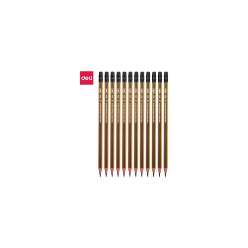 Deli GRAFITNE OLOVKE STRIPE HB SA GUMICOM 1/12 Cene