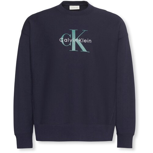 Calvin Klein Jeans Sweater majica morsko plava / menta / bijela Slike