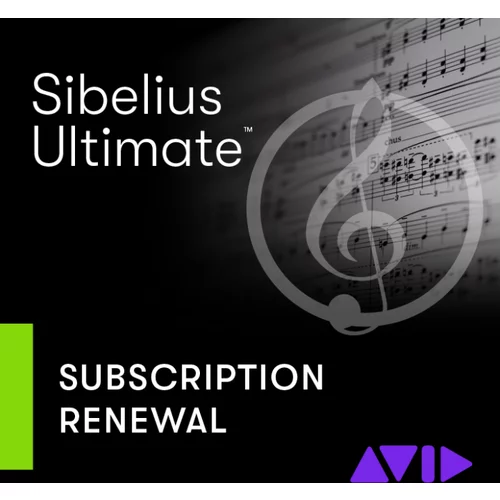 Avid Sibelius Ultimate TEAM Subscription RENEWAL (Digitalni proizvod)