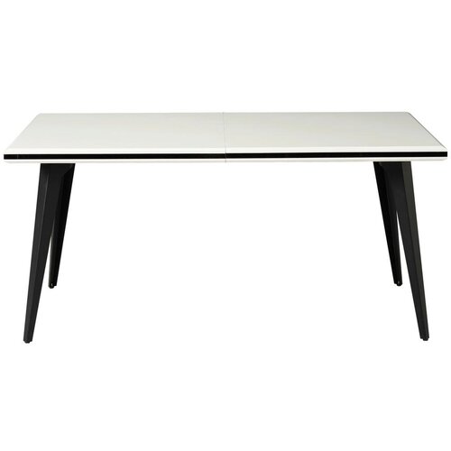 Modern Living raztegljiva miza kobe, bela, 160-200x90 Slike