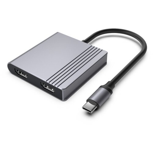 Gembird A-CM-COMBO3-04 USB Type-C 3-in-1 multi-port adapter (2x USB port + 2x HDMI + PD), space grey Cene