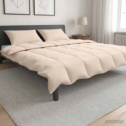  Set deka 2 kom. 260 x 240 cm Sve sezone Kapok vlakno Bež - 260 x 240 cm 30 x 50 cm Cijene
