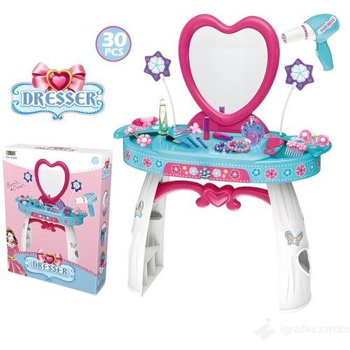  Toaletni sto za šminkanje SRCE Cene