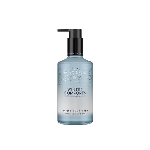 Scottish Fine Soaps Winter Comforts gel za prhanje za roke in telo di&amp;scaron;ave Toasted Marshmallow &amp;amp; Caramel 300 ml Slike