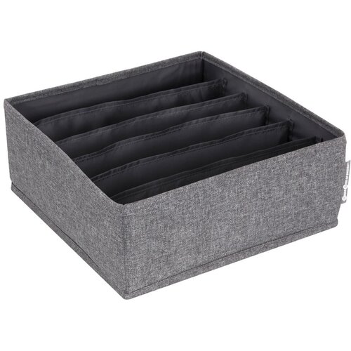 Bigso Box of Sweden sivi organizator ladica s pretincima Drawer, 29 x 11 cm Slike