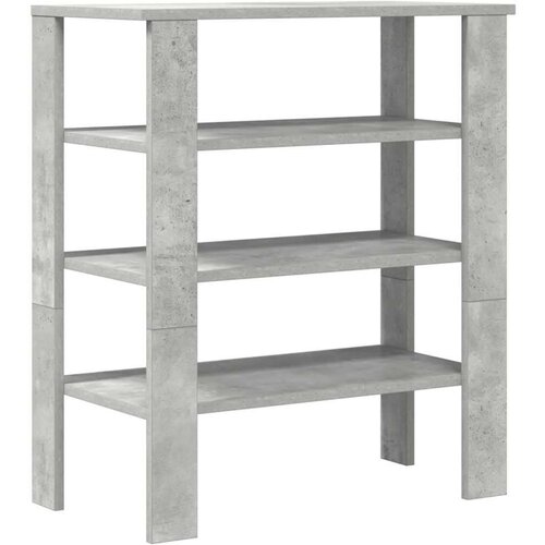 VidaXL stalak za cipele boja betona 61x32x70 cm konstruirano drvo Slike