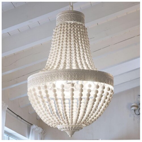 Ideal Lux luster na lancu monet 6xE14/40W/230V prečnik 50 cm konoplja/bela Cene