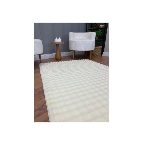 Conceptum Hypnose puffy bubble duz - cream cream carpet (80 x 150) Slike