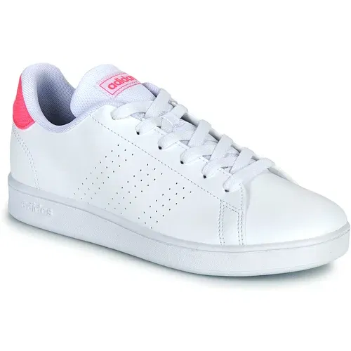 Adidas Nizke superge ADVANTAGE K Bela