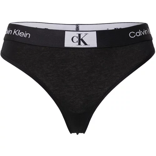 Calvin Klein Underwear Tangice svetlo siva / črna