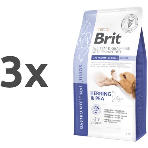 Brit veterinary diet Brit GF Veterinarska dieta za pse Junior - Gastrointestinal 3 x 2 kg Cene