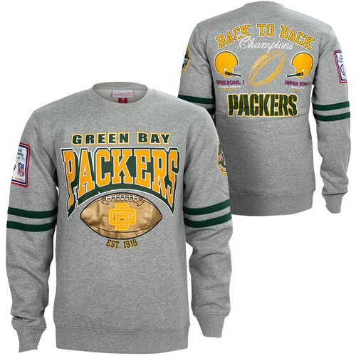 Mitchell And Ness Green Bay Packers Mitchell & Ness All Over Print Crew pulover Cene