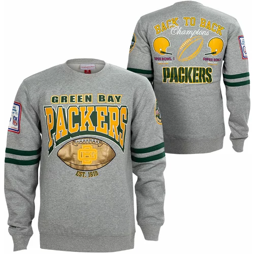 Mitchell And Ness Green Bay Packers Mitchell & Ness All Over Print Crew pulover