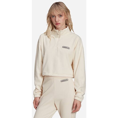 Adidas Originals Retro Luxury 1/4 Zip Cropped Sweater &amp;#039;Trend Pack&amp;#039; HL0047 Slike