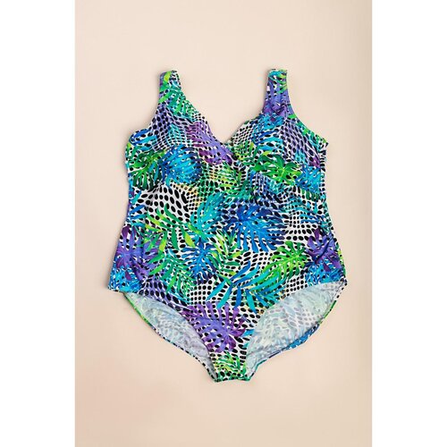 Fenzy Plus Size Kopalke S Potiskom, Modro-Zelene Cene