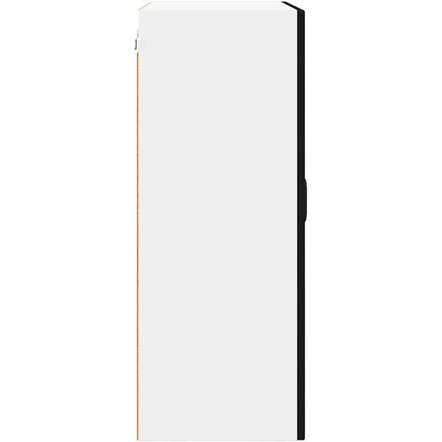  Zidni stakleni ormarić Crna 60 x 31 x 80 cm Konstruirano drvo Slike