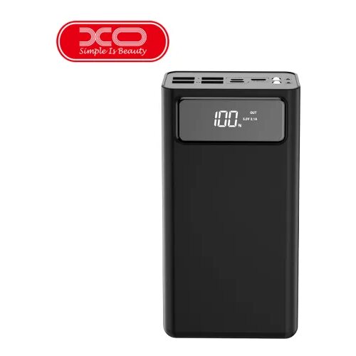 XO Prenosna baterija XO-PR125 PowerBank 50000 mAh 2A 4x USB - črn Slike