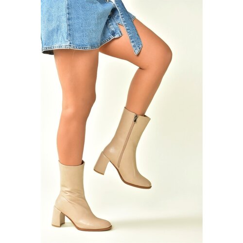 Fox Shoes Skinny Thick Heeled Women&amp;#039;s Daily Boots Slike