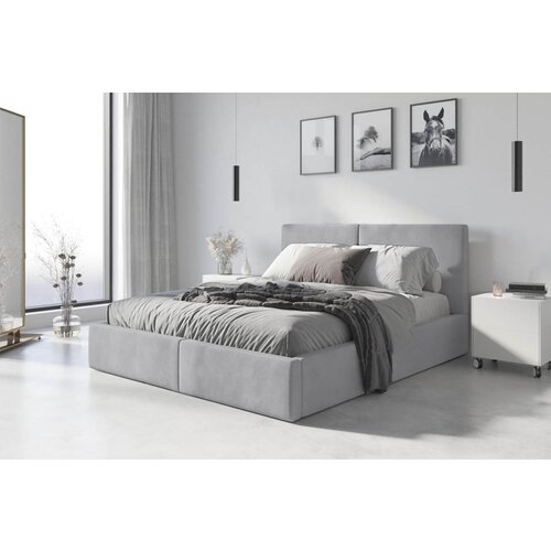 BestBed POSTELJA HILTON 160X200 CM-Siva Cene